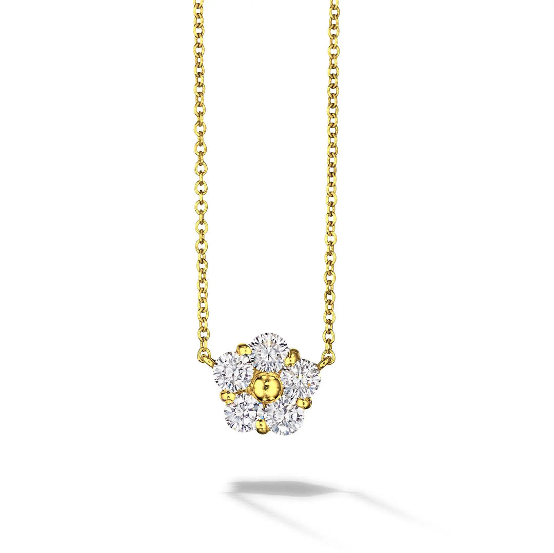 Anzia Flower Diamond Necklace - XXL Mimi So