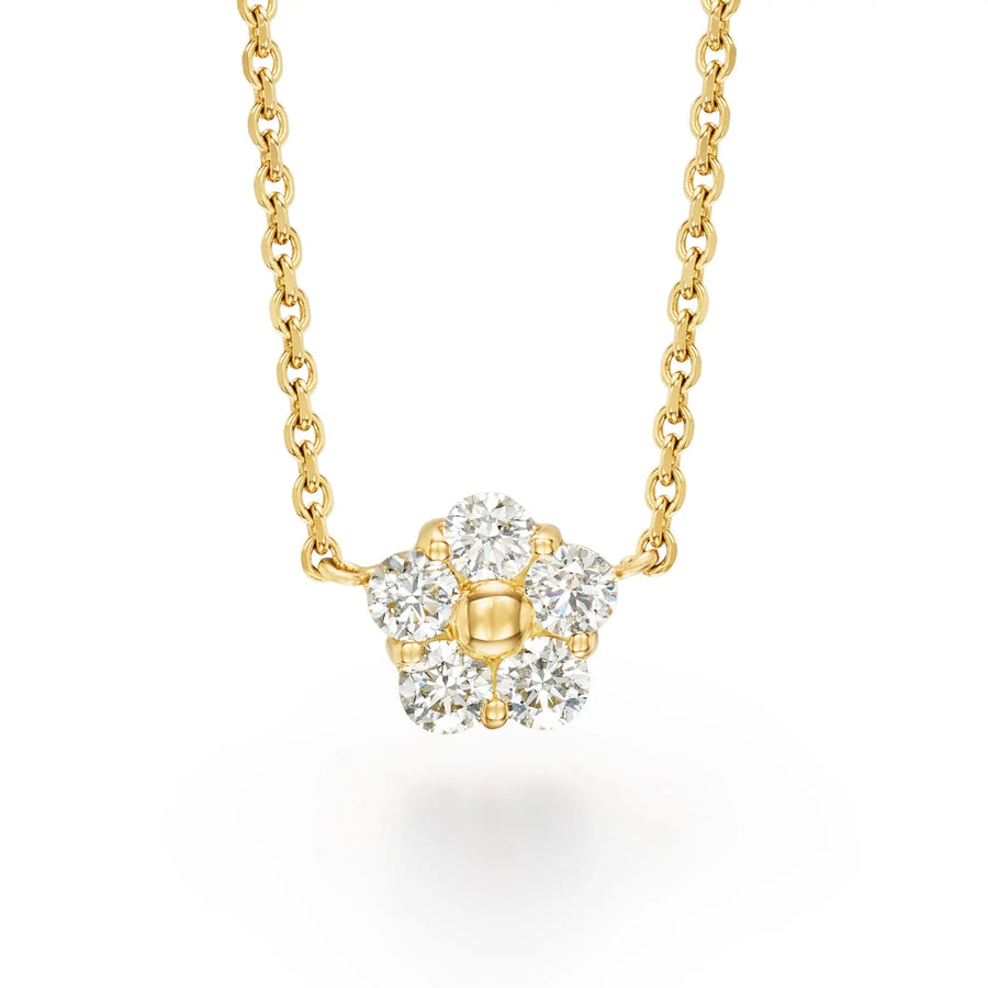 Anzia Flower Diamond Necklace - XXL Mimi So