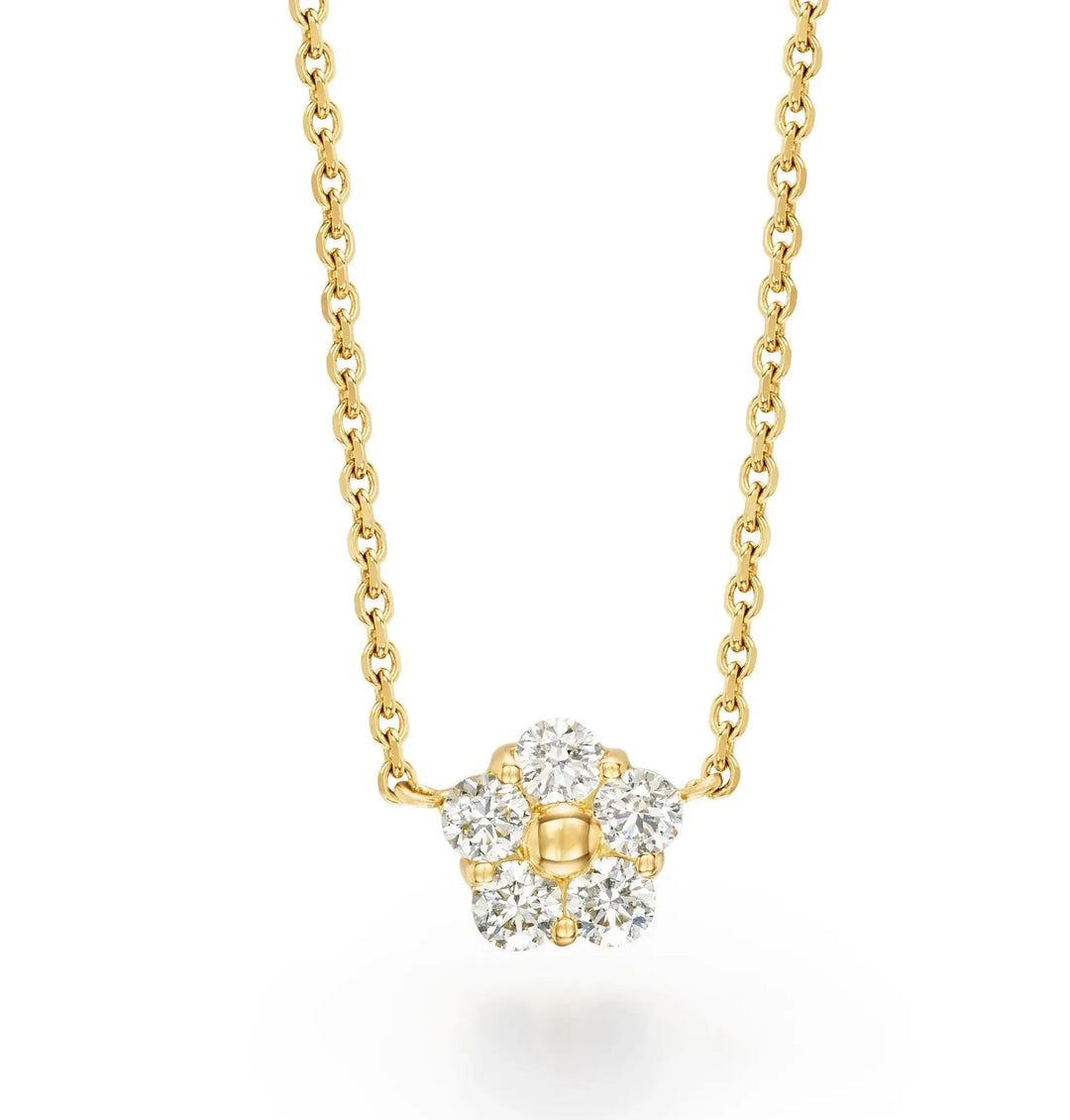 Anzia Flower Diamond Necklace - XL Mimi So