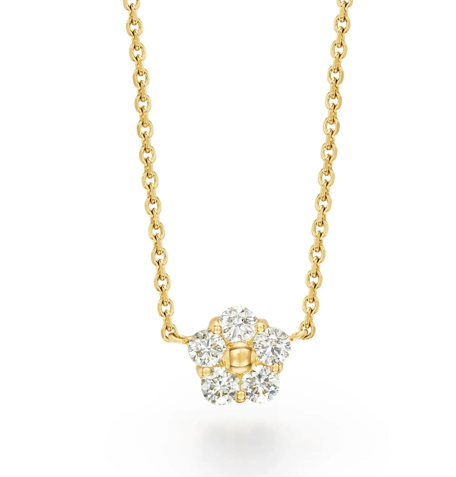 Anzia Flower Diamond Necklace - XL Mimi So