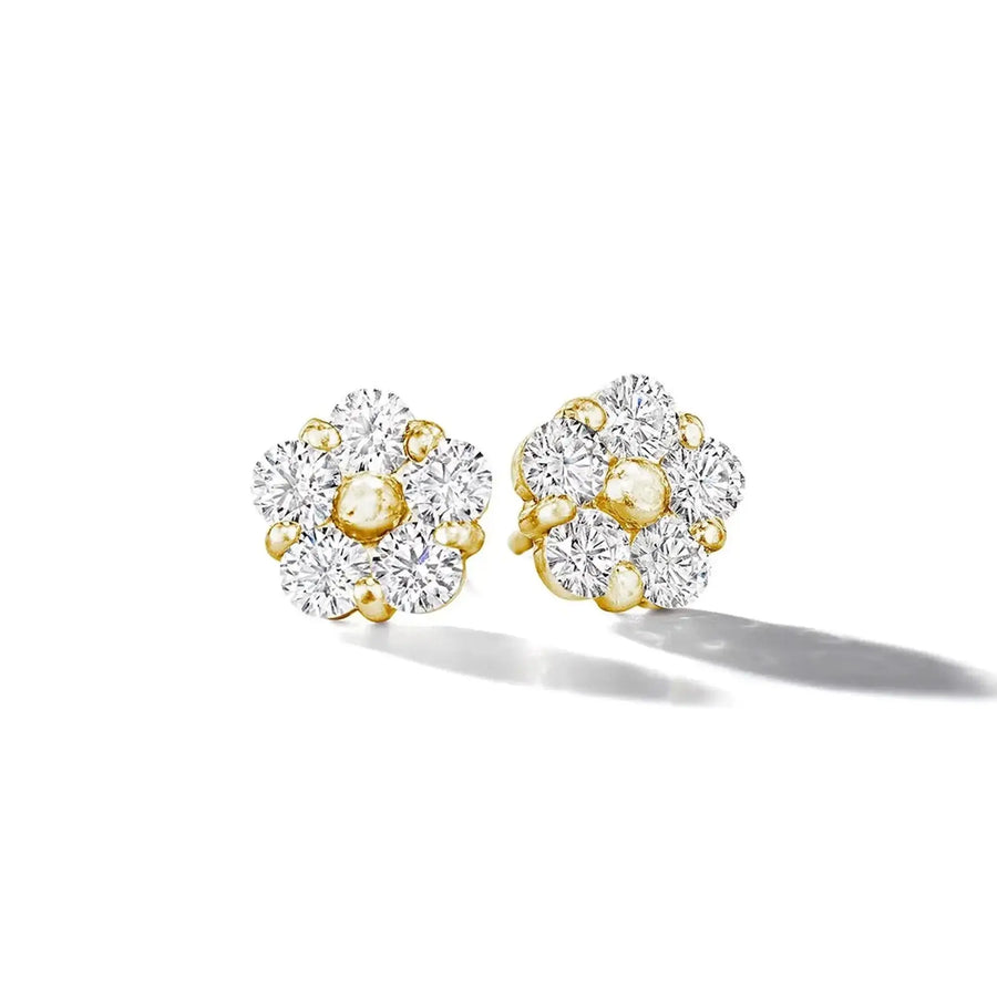 Anzia Flower Diamond Stud Earring – XXL Mimi So