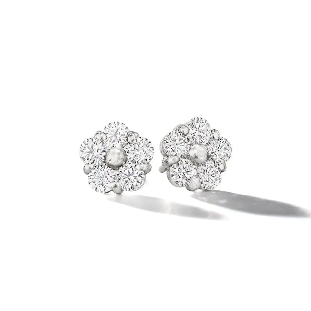 Anzia Flower Diamond Stud Earring – XXL Mimi So