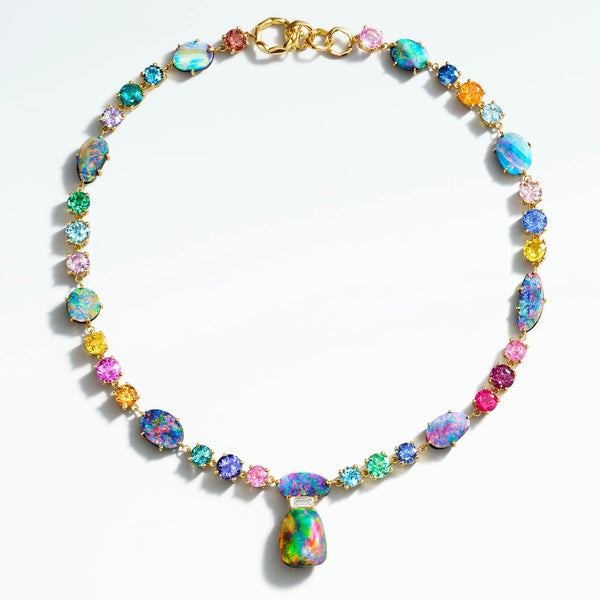 ★Hei★ gemstone harmony necklace HE23WINFW633XXFR gemstone harmony necklace – HEI 2025