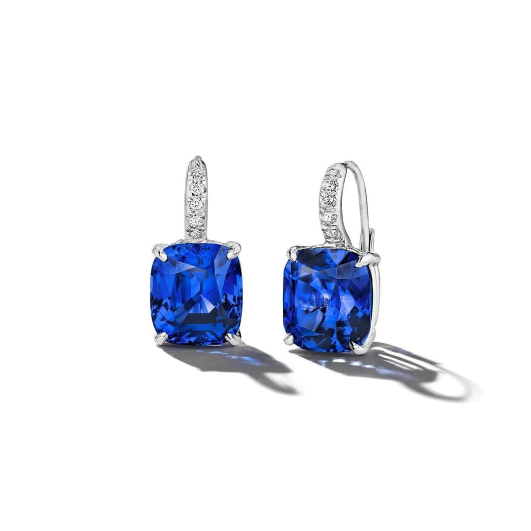 Blue Sapphire Diamond Earring Mimi So