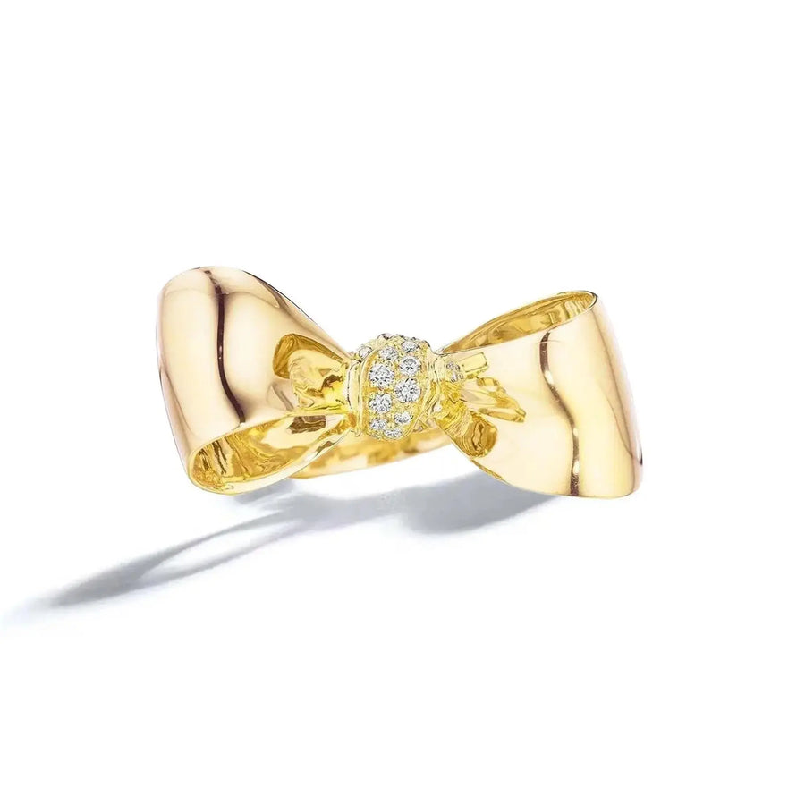 Bow Diamond Knot Ring - Mid Mimi So