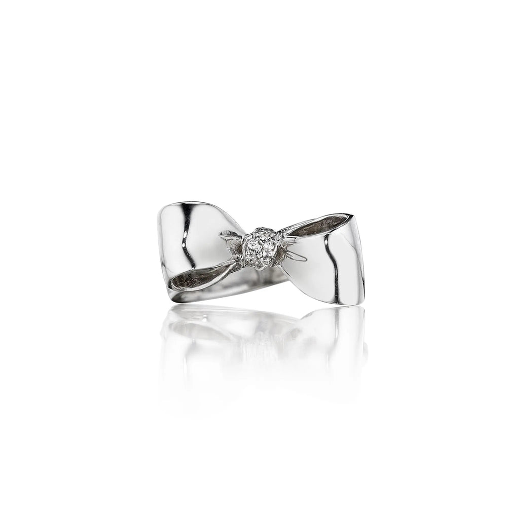 Bow Diamond Knot Ring – Petite Mimi So