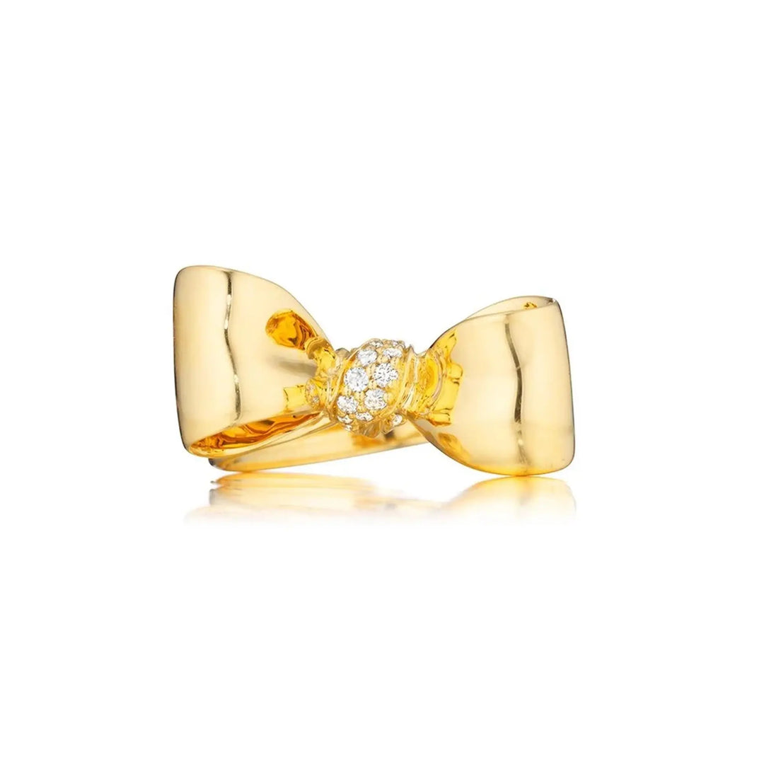 Bow Diamond Knot Ring – Small Mimi So