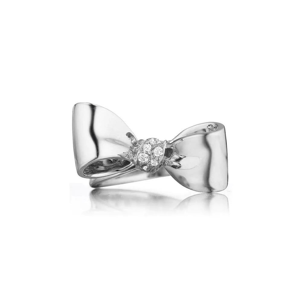 Bow Diamond Knot Ring – Small Mimi So