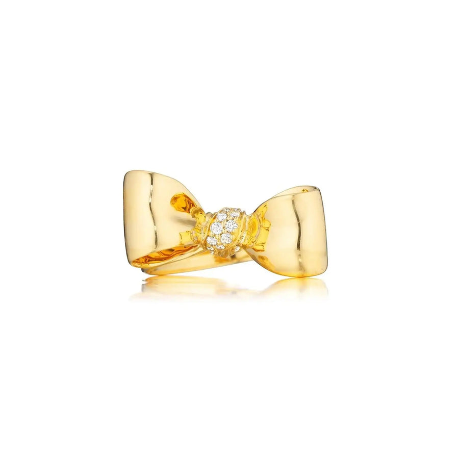 Bow Diamond Knot Ring – Small Mimi So