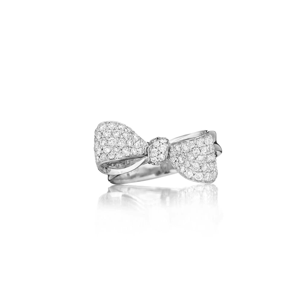 Bow Diamond Ring - Petite Mimi So