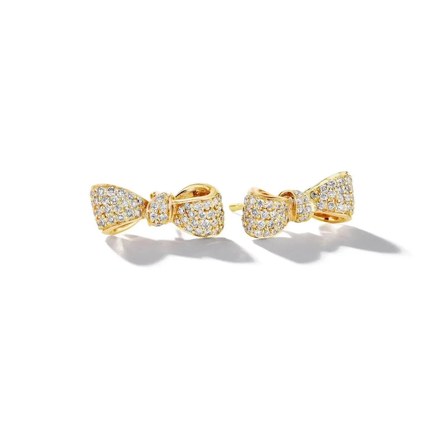 Bow Diamond Studs – Mini Mimi So