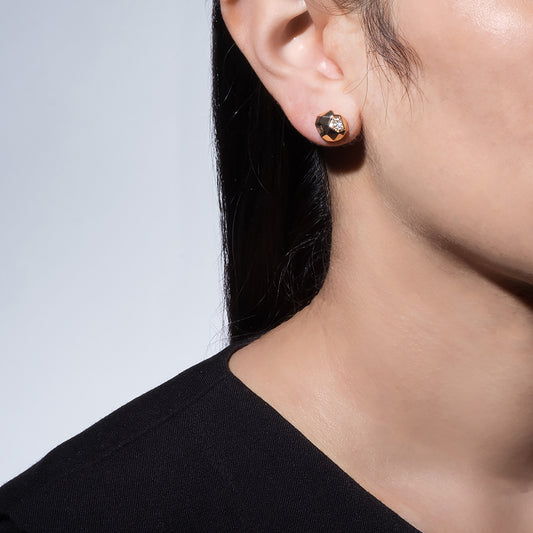 Jackson Switch Faceted Diamond Studs