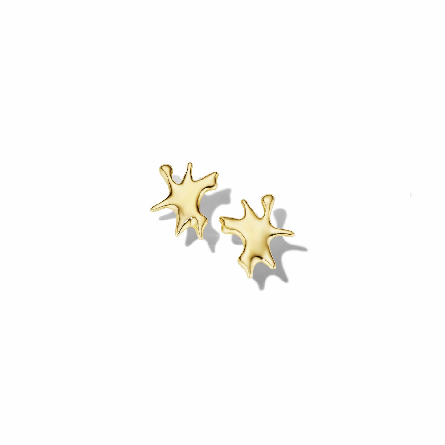 Mimi So Parsons Splash Stud Earrings_18k Yellow Gold