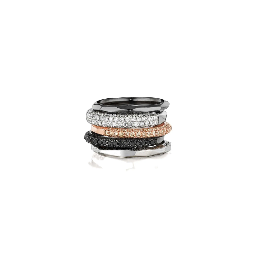 Jackson Switch 3-Row Diamond Ring - Mimi So