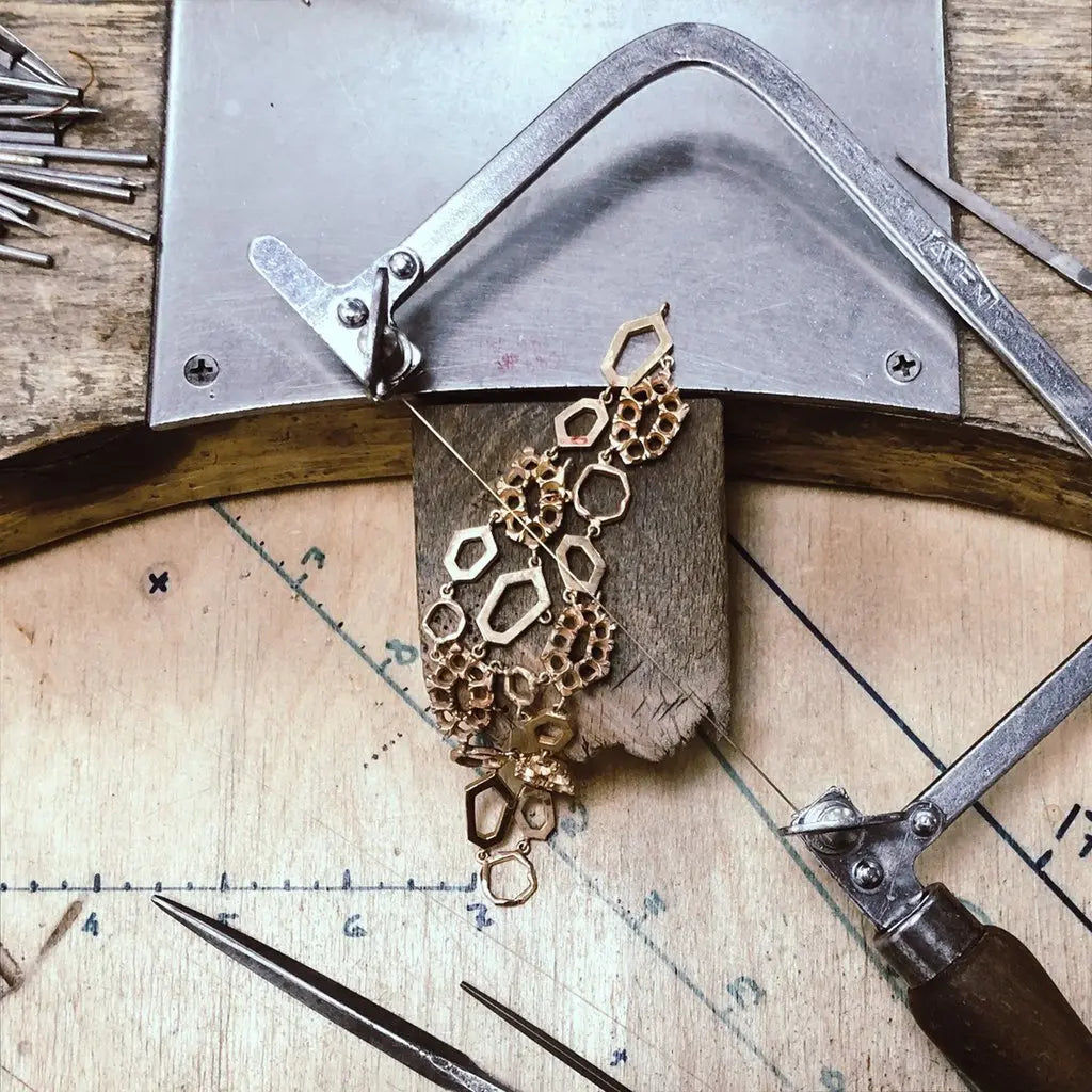 Mimi So Jackson Geometric Multi-Shape Bracelet Craftsmanship