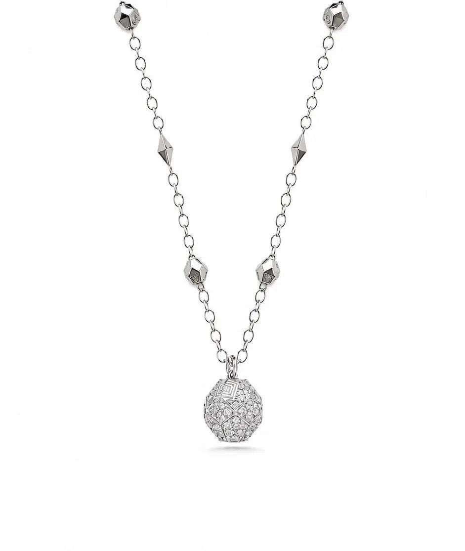 Jackson Pyramid Chain Diamond Necklace Mimi So