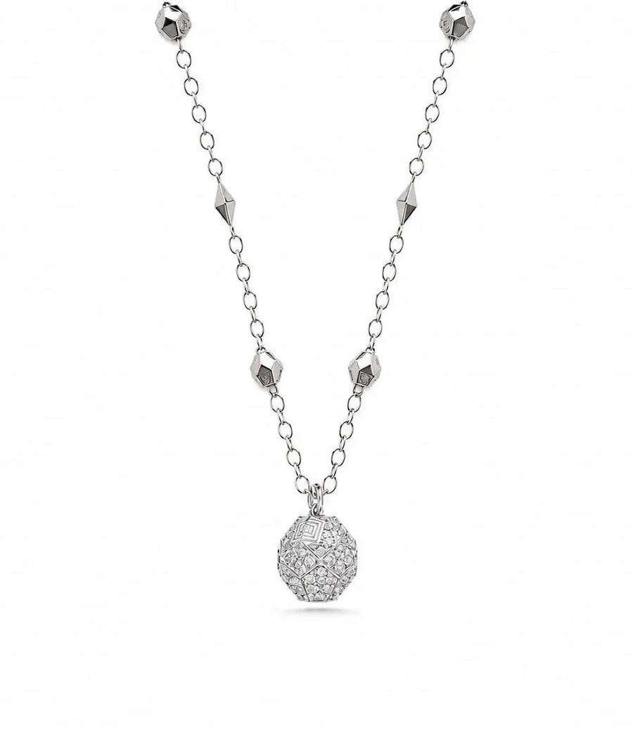 Jackson Pyramid Chain Diamond Necklace Mimi So