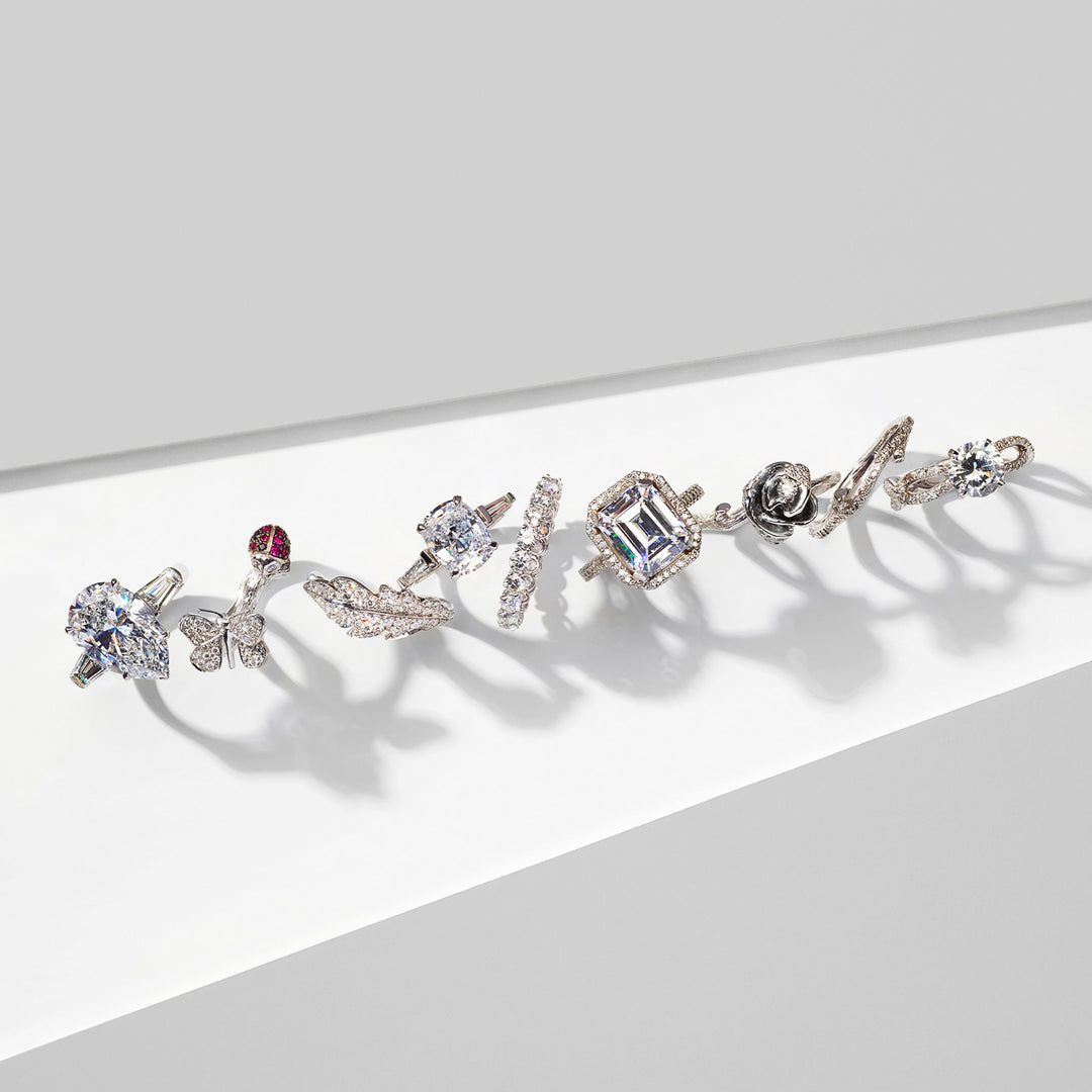 Astor Pavé Diamond Engagement Ring Setting - Mimi So