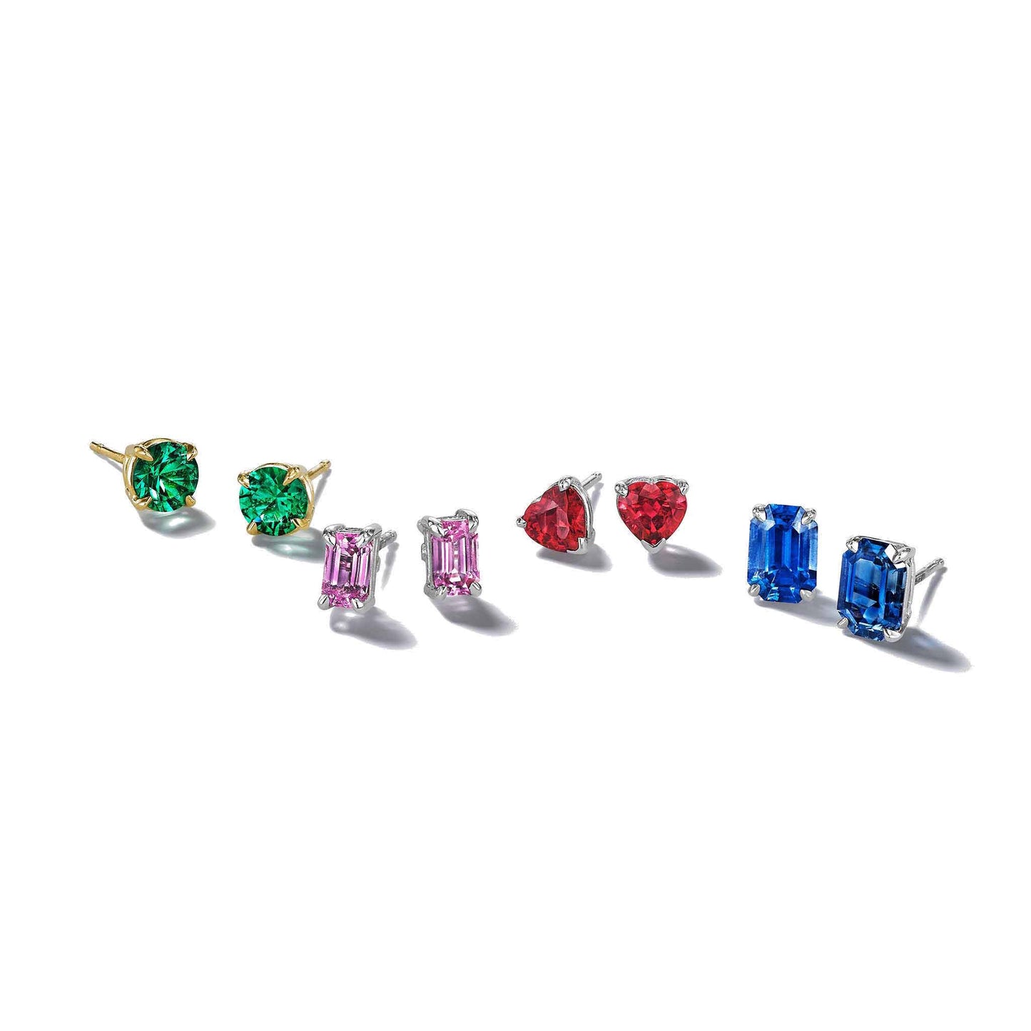 Mimi So Colorful Gemstone Stud Earrings Group