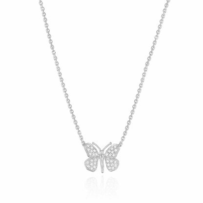 Mimi-So-Wonderland-Butterfly-Diamond-Pendant-Necklace_18k White Gold