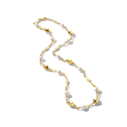 Mimi-So-Jackson-Pearl-Station-Necklace 18k Yellow Gold