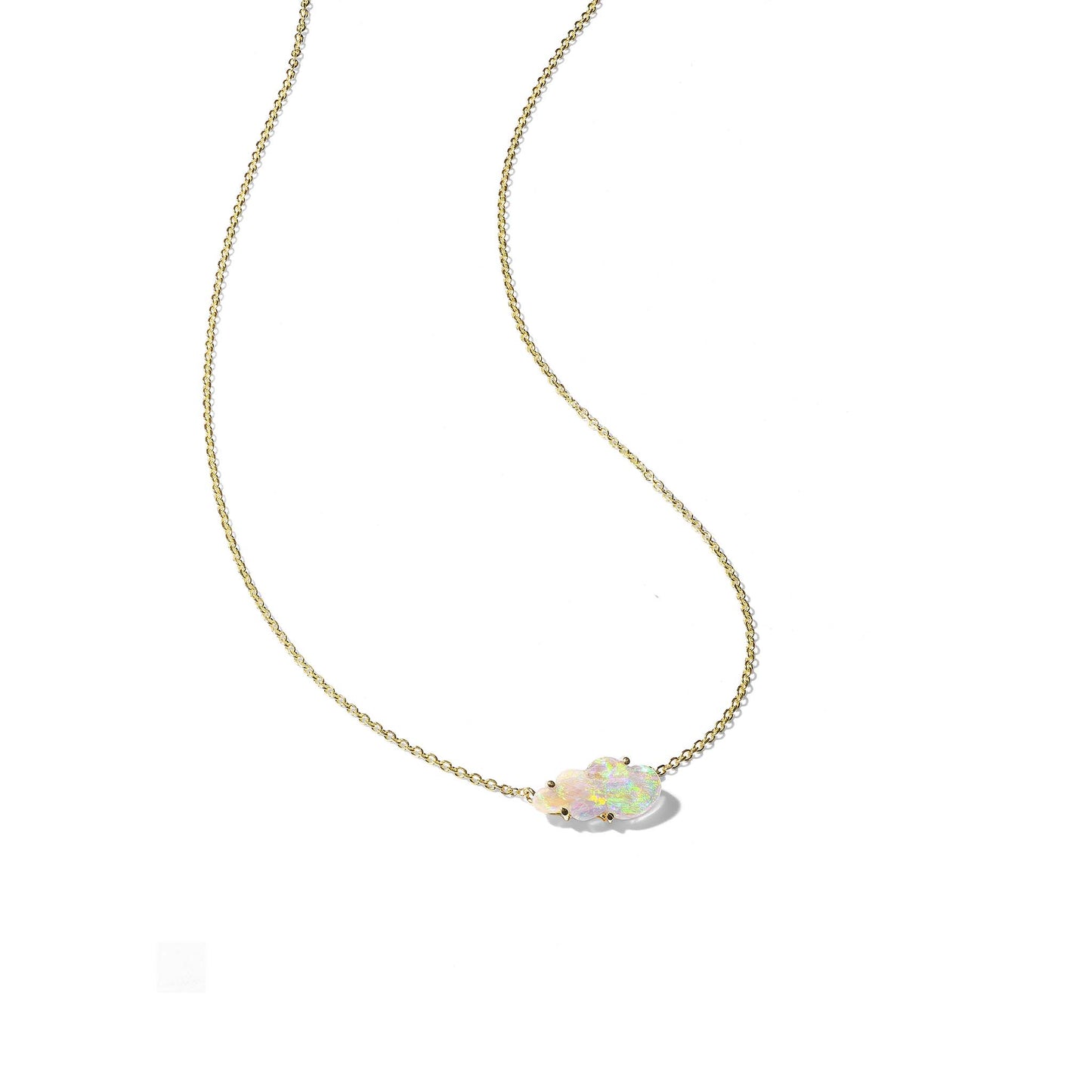 Mimi So Cloud Opal Necklace - Small 18k Yellow Gold
