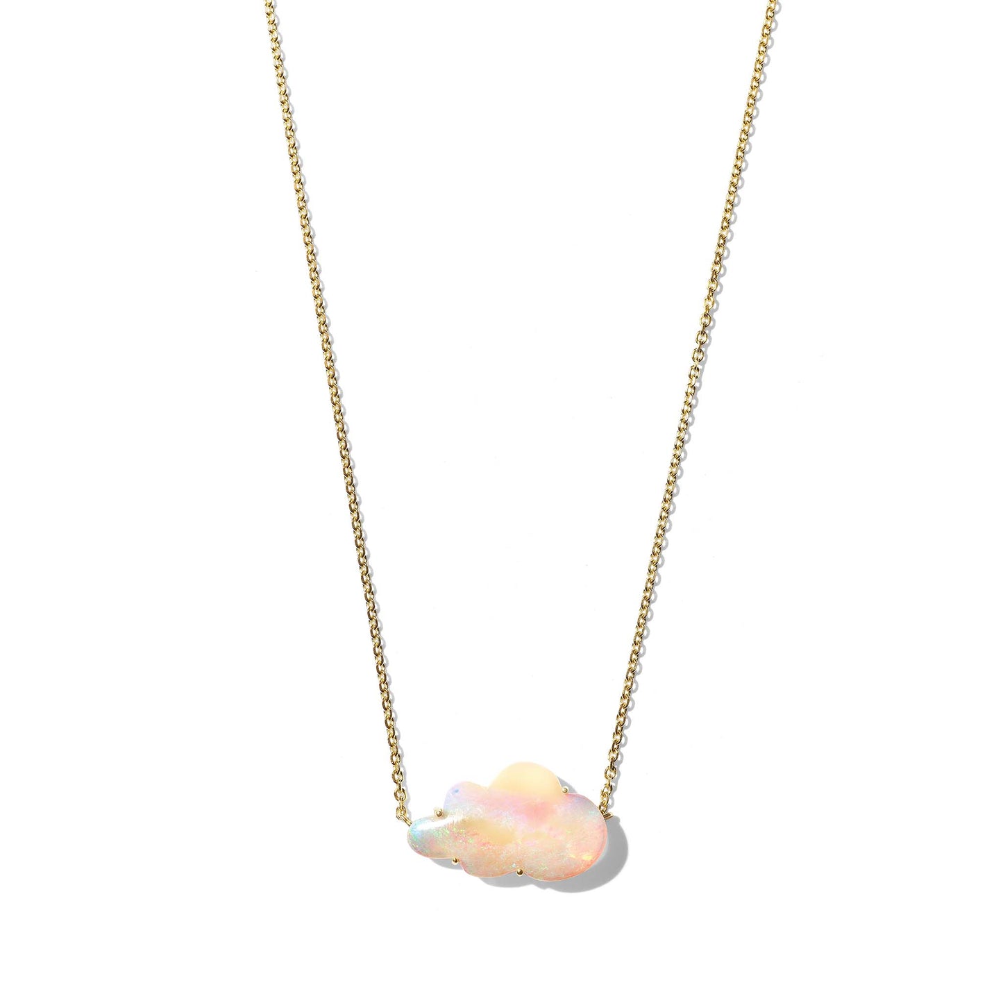 Mimi So Cloud Opal Necklace - Large_18k Yellow Gold