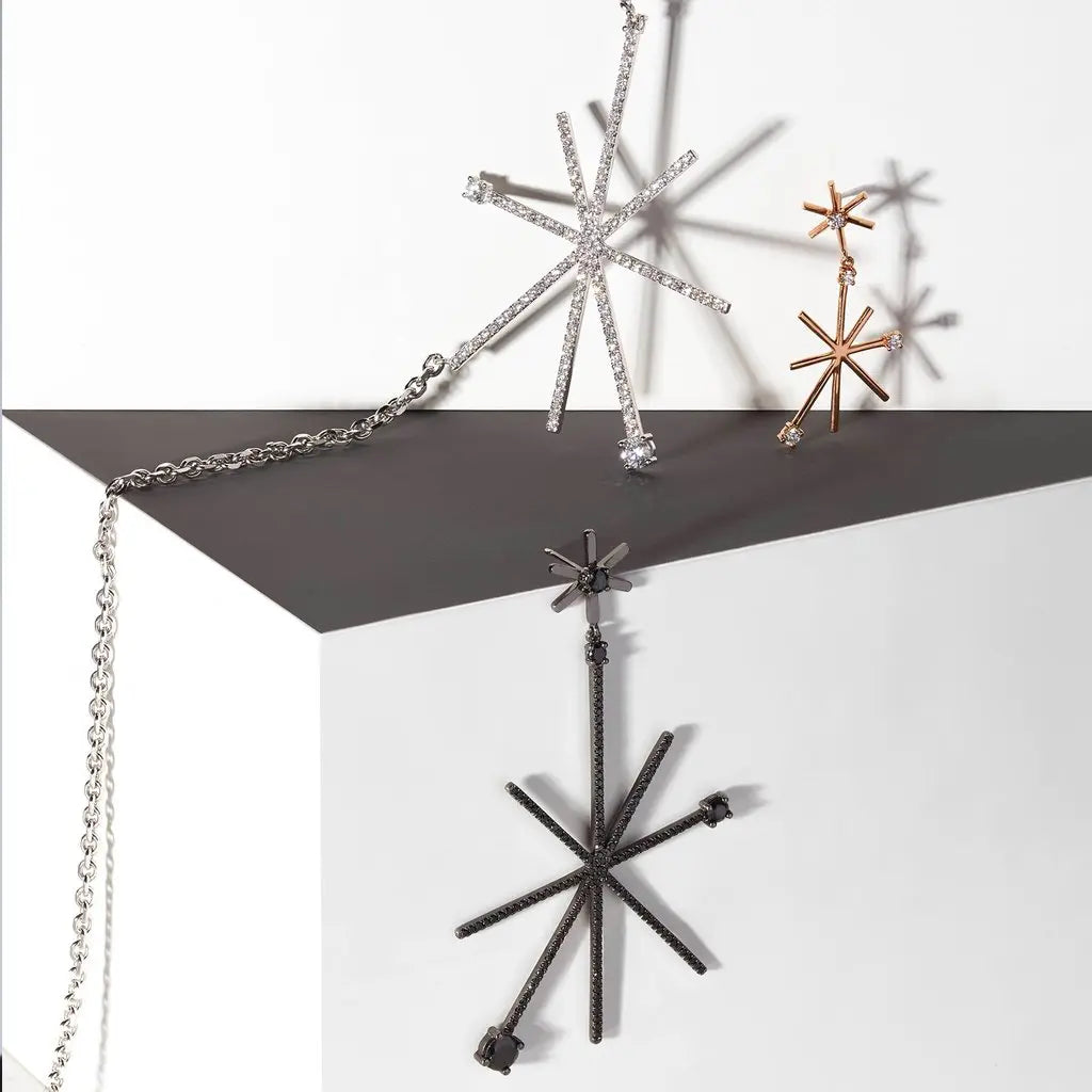 Mimi So Piece Star Drop Earrings - Small