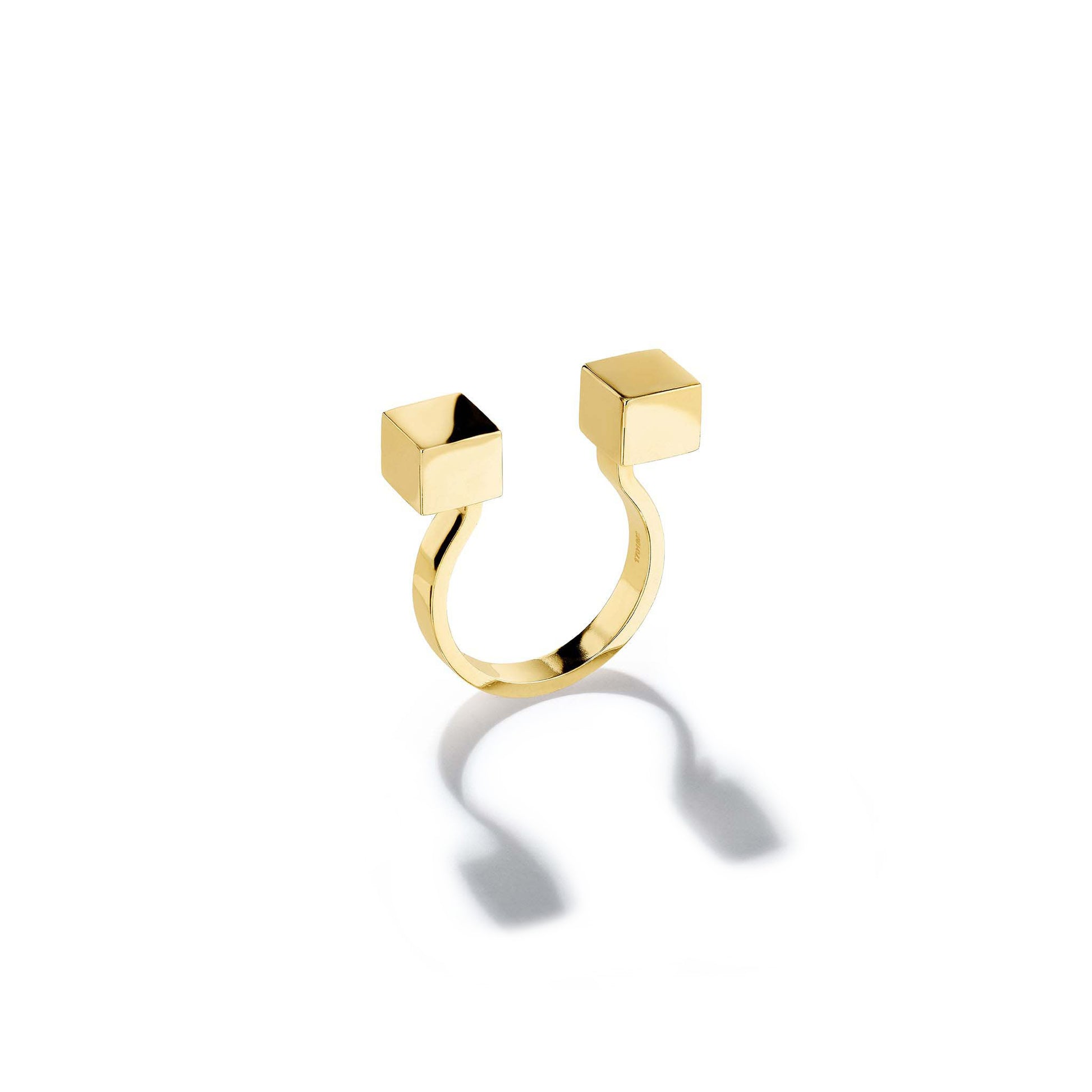 Mimi So Piece Square In-Between Ring_18k Yellow Gold