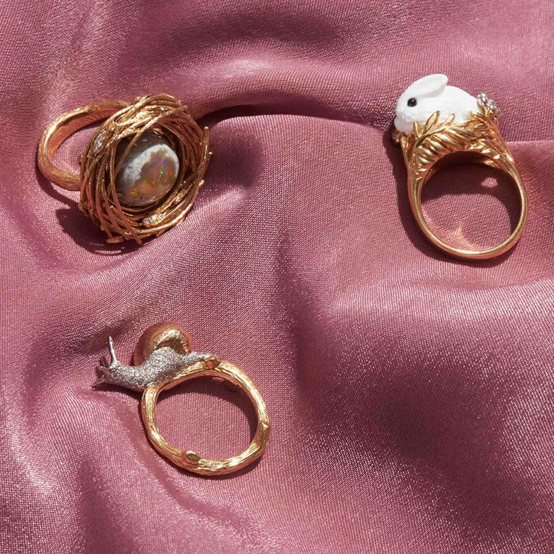 Wonderland Snail Diamond Ring - Mimi So