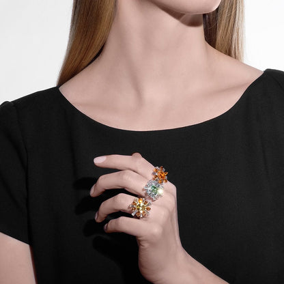 Wonderland Ballerina Citrine Sapphire Ring