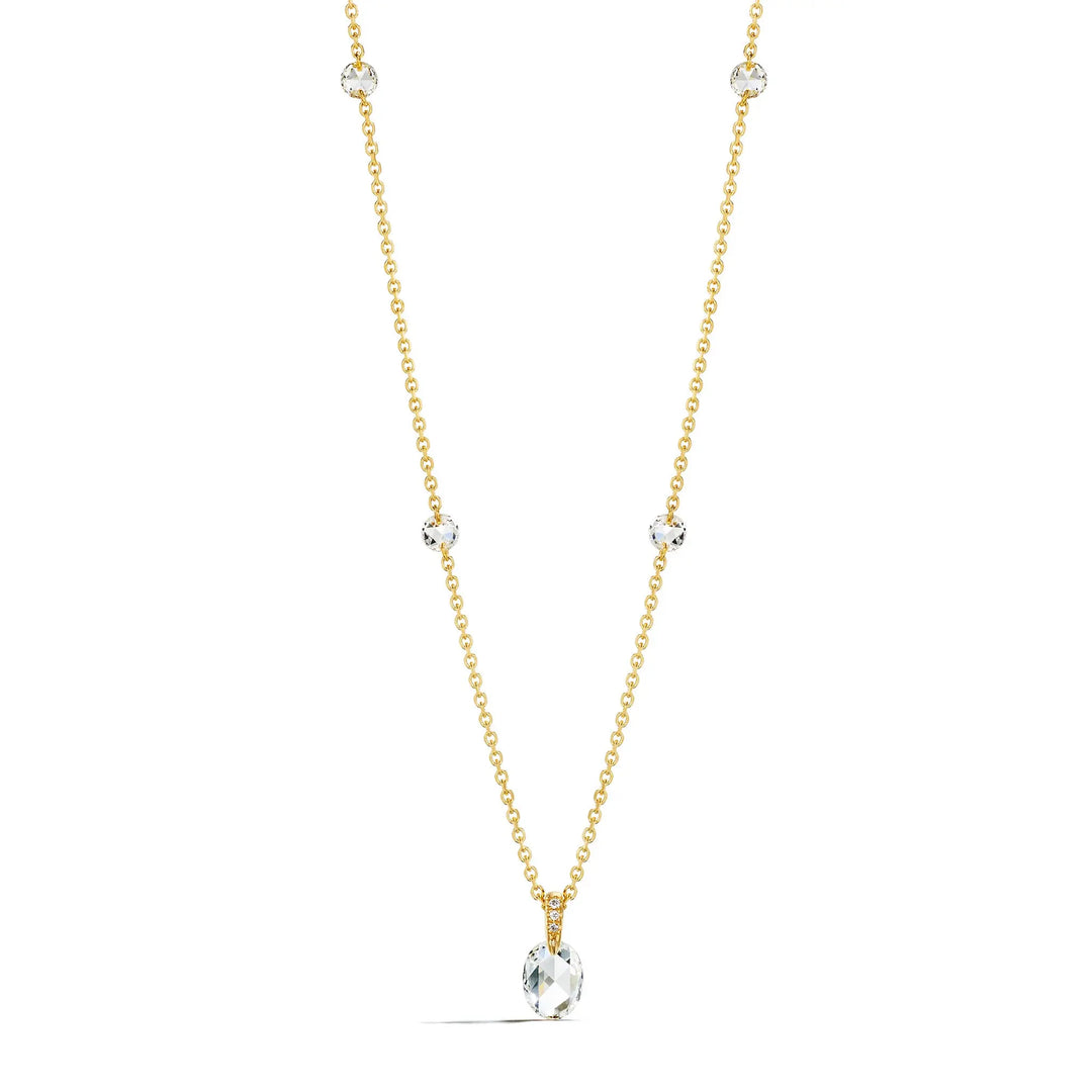 Rosette 5-Station Diamond Necklace Mimi So