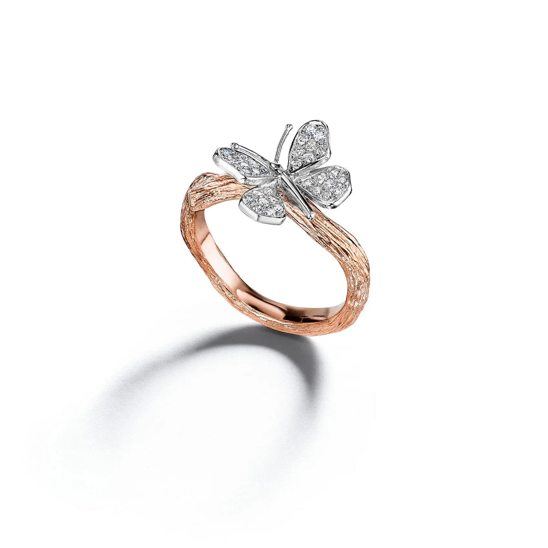 Wonderland Butterfly Diamond Ring Mimi So