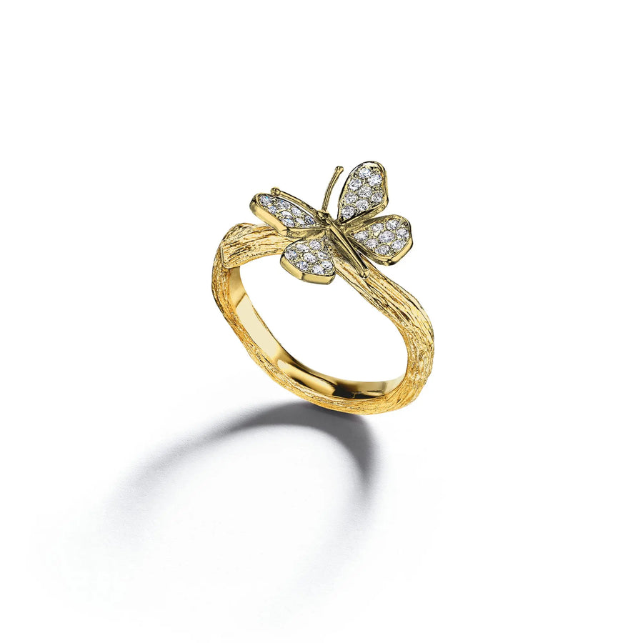 Wonderland Butterfly Diamond Ring Mimi So