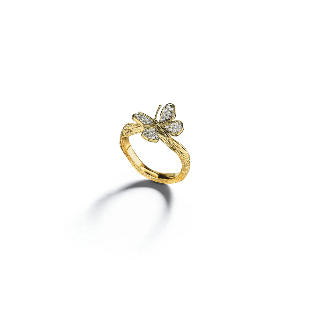 Wonderland Butterfly Diamond Ring Mimi So
