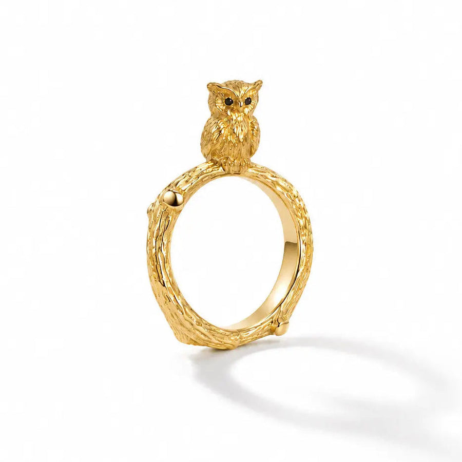 Wonderland Stackable Owl Ring Mimi So