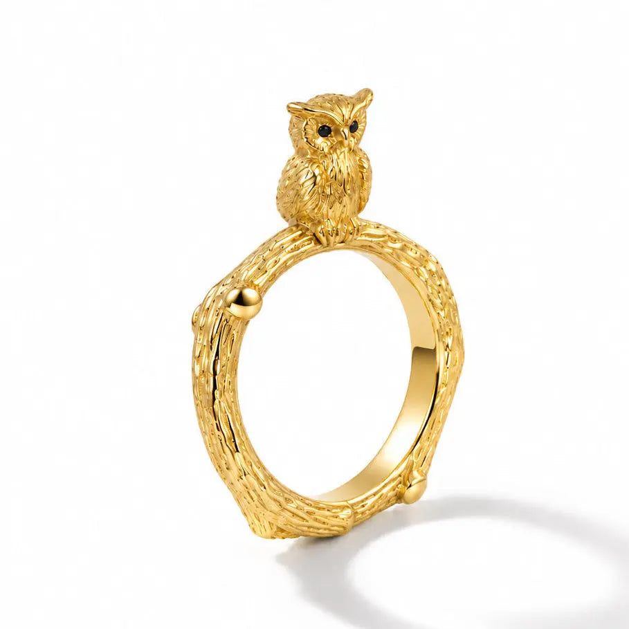 Wonderland Stackable Owl Ring Mimi So
