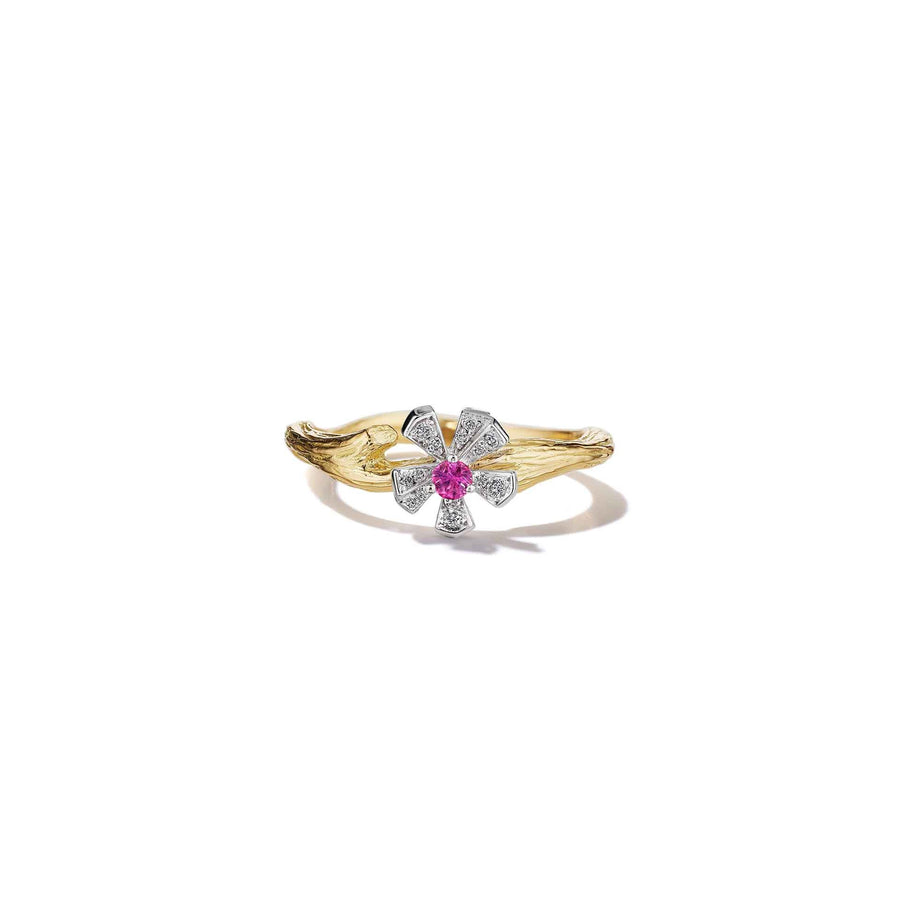 Wonderland flower stackable Ring Mimi So