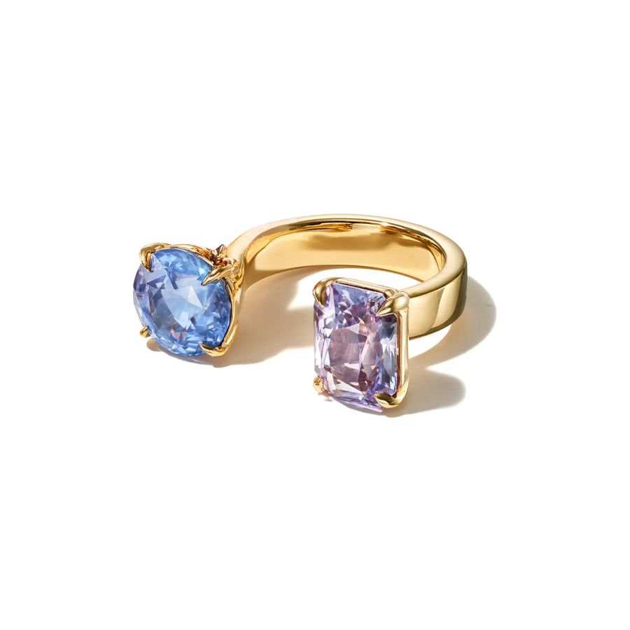 ZoZo Blue Sapphire and Lavender Sapphire Ring Mimi So