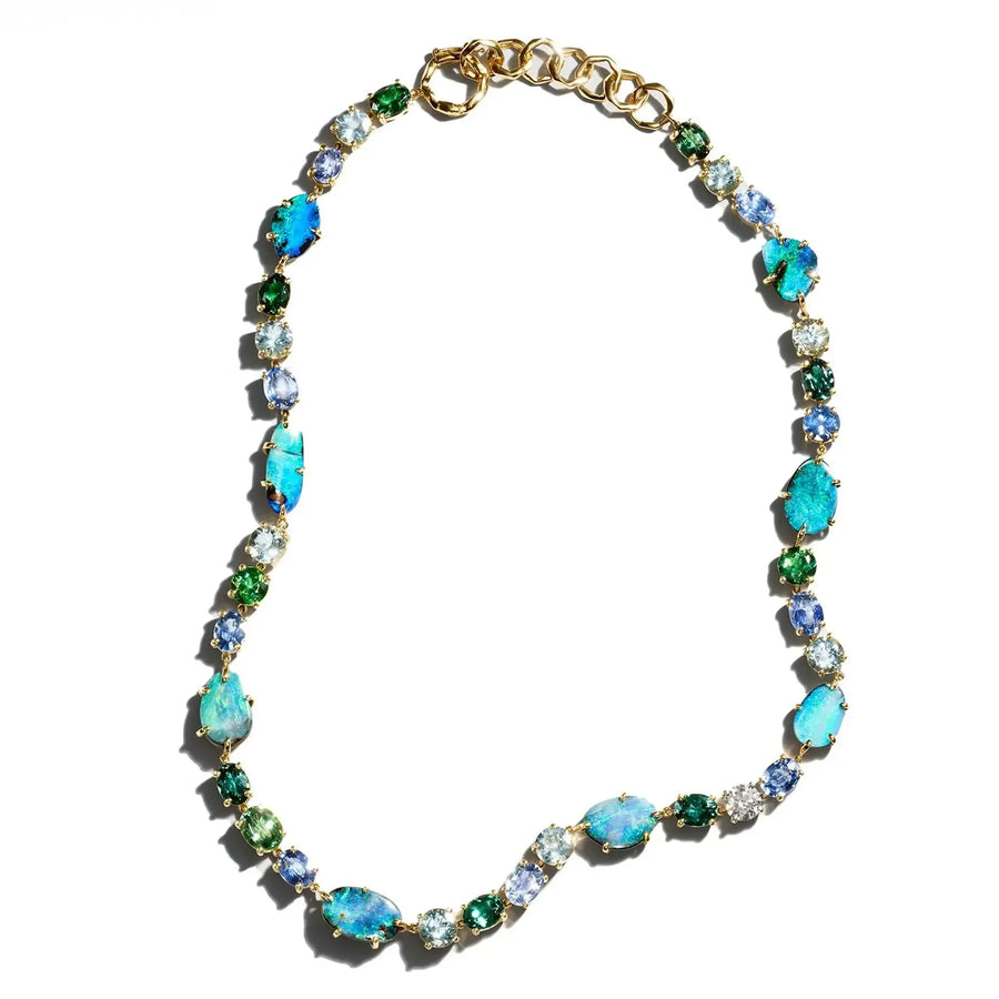 ZoZo Opal Aquamarine Tourmaline Necklace Mimi So