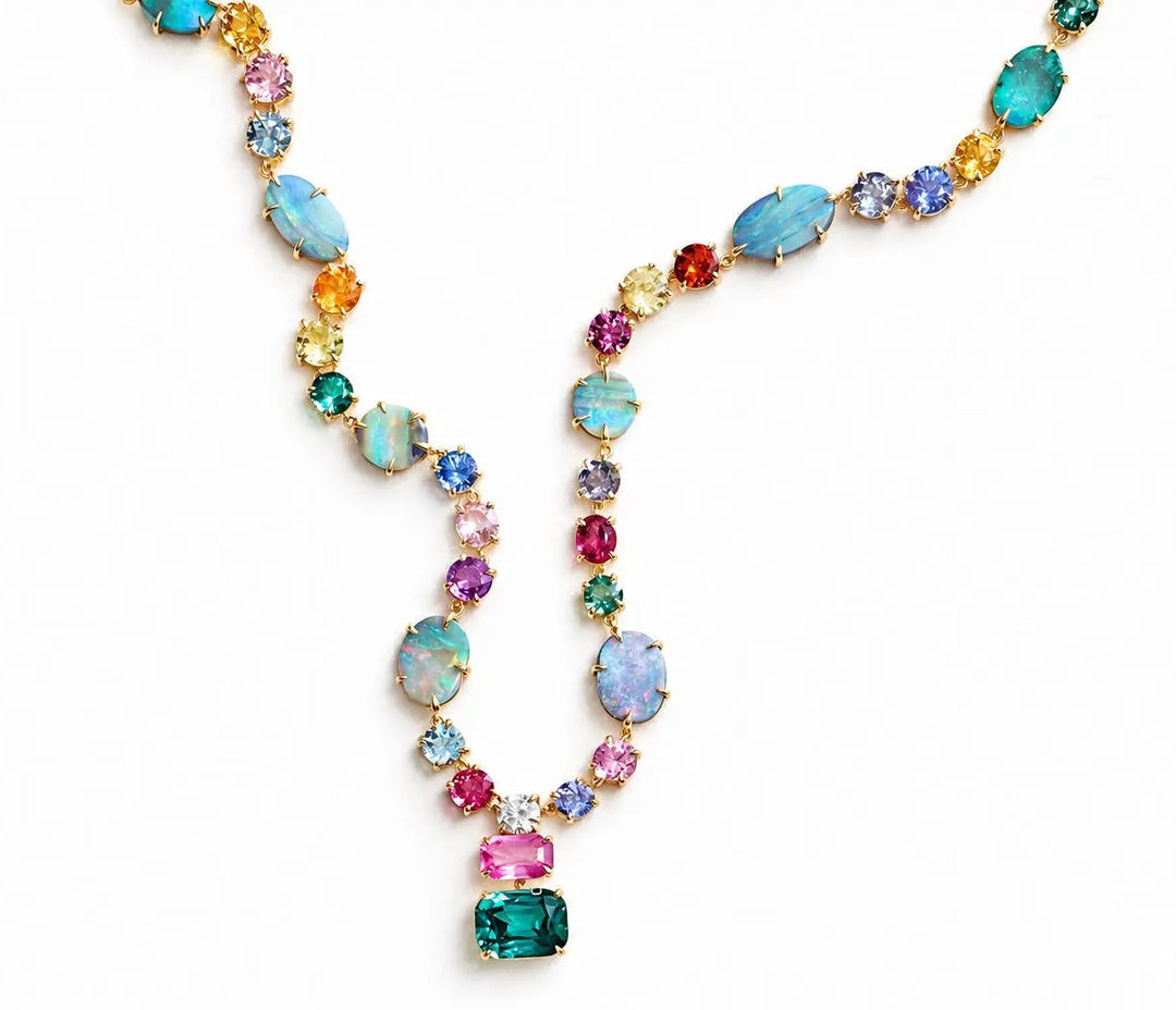 ZoZo Opal Gemstone Necklace Mimi So