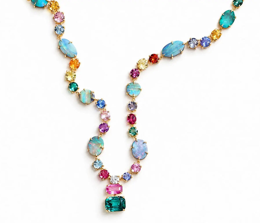 ZoZo Opal Gemstone Necklace Mimi So