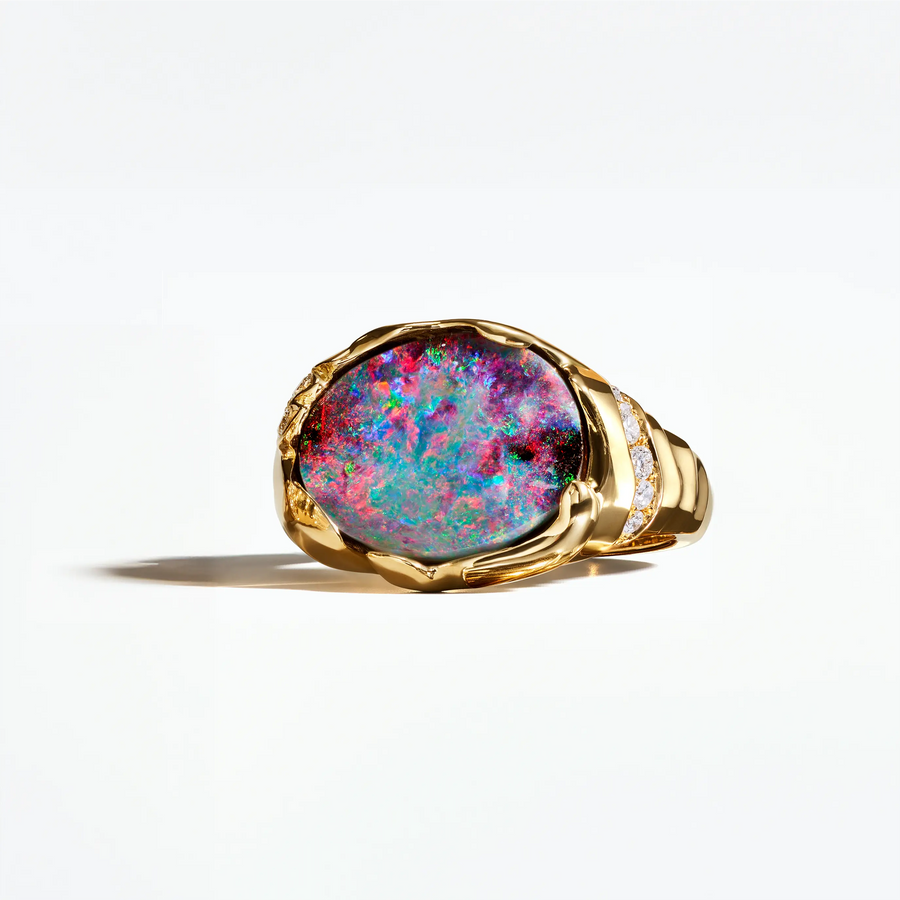 Zozo Boulder Opal Ring Mimi So