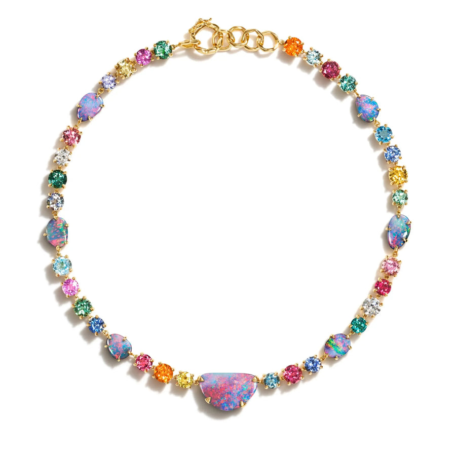 Zozo Multi-Gem Candy Opal Necklace Mimi So