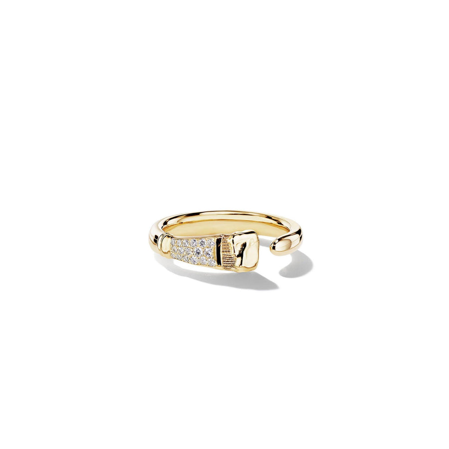 Parsons Brush Diamond Ring_18k Yellow Gold