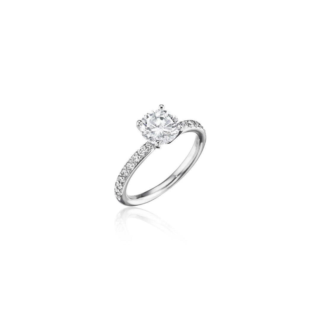 Astor Pavé Diamond Engagement Ring