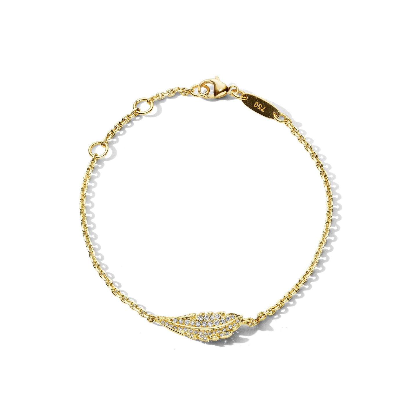 Mimi-So-Phoenix-Feather-Diamond-Bracelet_18k Yellow Gold