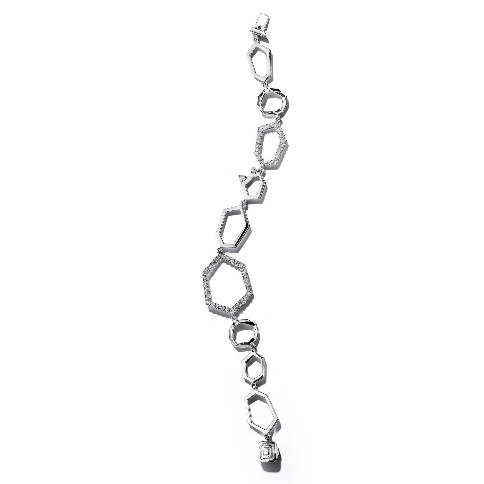Jackson-Faceted-Multi-Link-Bracelet_18k White Gold