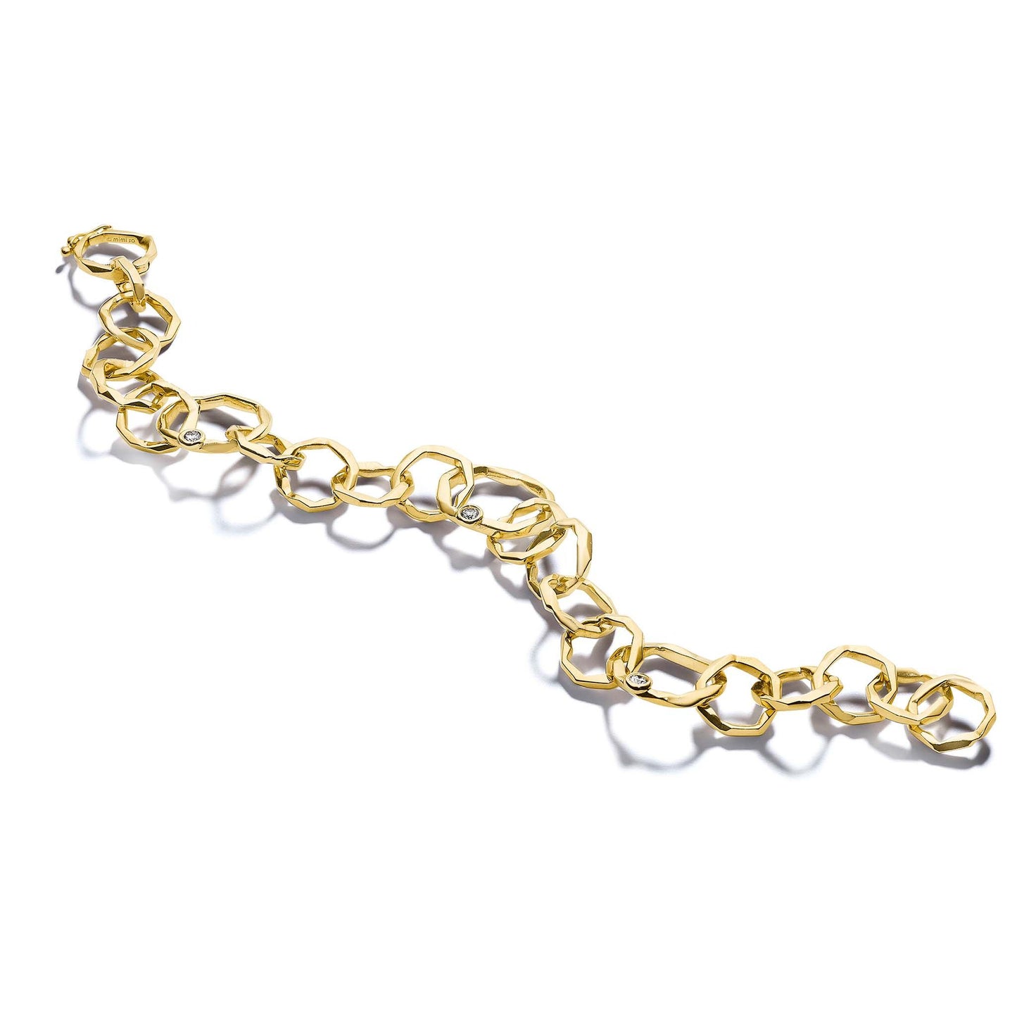 Jackson Faceted Chain Link Bracelet