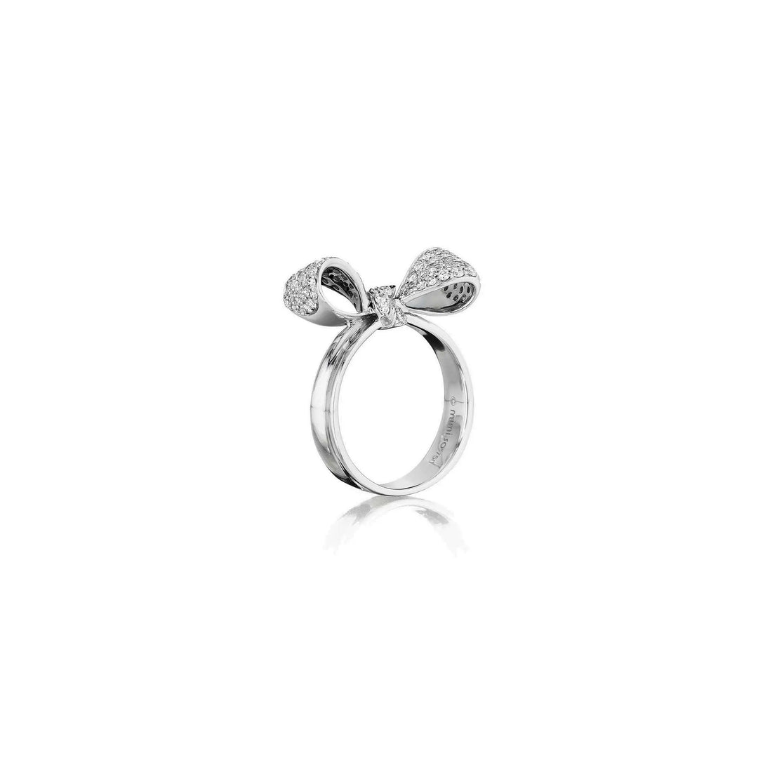 Bow Diamond Ring - Petite
